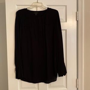J Crew  long black top